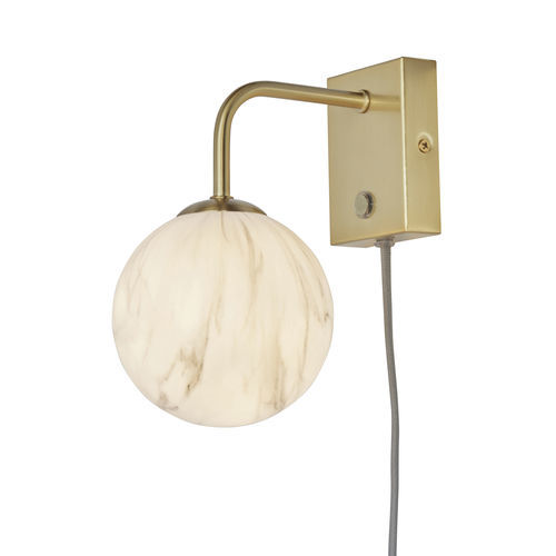 Applique murale contemporaine - CARRARA/W12/GO  - it's about RoMi - d'intérieur / en verre / en fer
