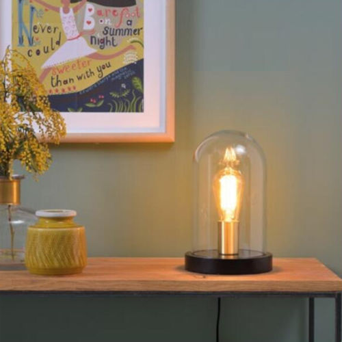 Lampe de table - SEATTLE/T/B  - it's about RoMi - en verre / en bois / contemporaine