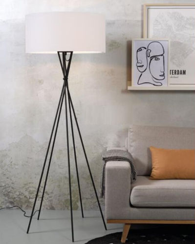 Lampe sur pied - LIMA/F/B/6030/W  - it's about RoMi - en fer / en tissu / contemporaine