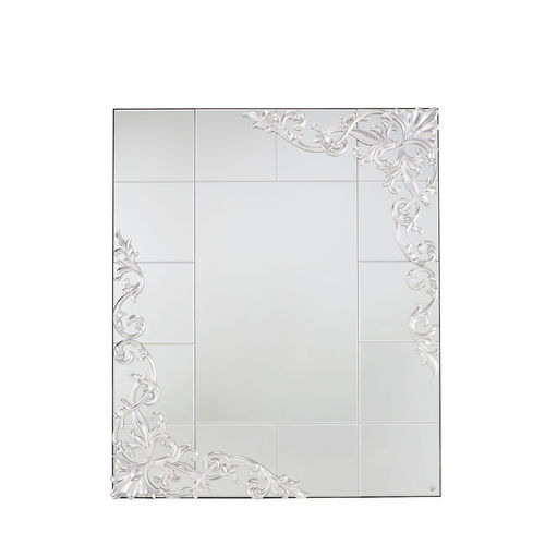 Miroir mural - Spacium - Jetclass - de style / rectangulaire / en métal laqué