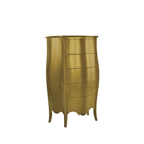 Chiffonnier de style - Domus - Jetclass - en bois laqué / couleur personnalisable / doré
