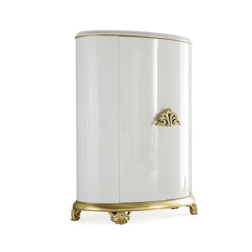 Armoire contemporaine - Crown - Jetclass - en métal laqué / à portes battantes / blanche