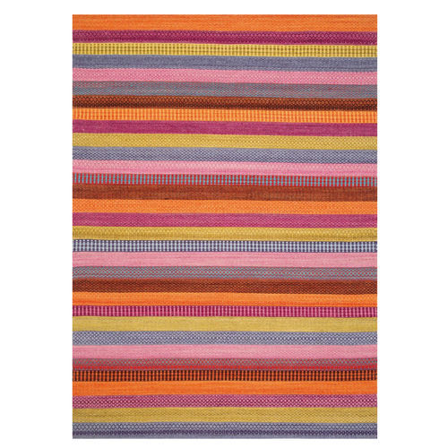Tapis contemporain - ENJOY - LIGNE PURE - à rayures / en laine / rectangulaire