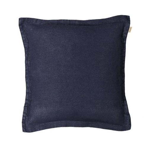 Coussin carré - ARONA   - BALMUIR  - uni / en lin / bleu