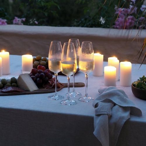 Flûte à champagne en cristal - PIEMONTE  - BALMUIR 