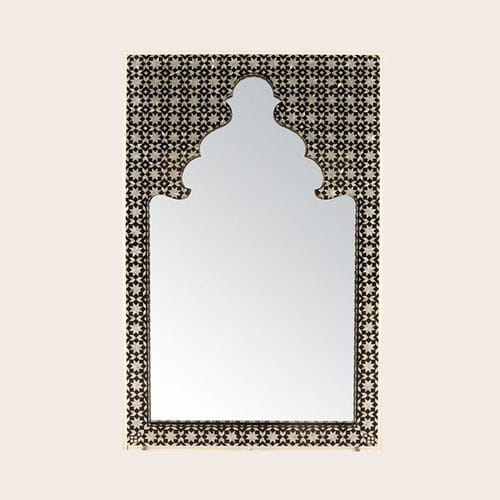 Miroir mural - ARABIAN NIGHT - NADA DEBS - contemporain / rectangulaire / en laiton