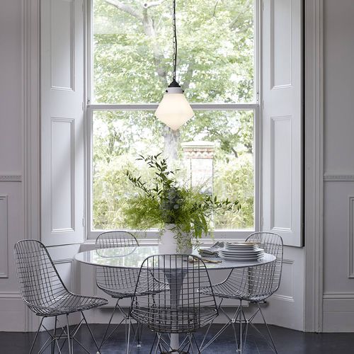 Suspension - POINT : DP8400/OP/WE - ORIGINAL BTC - en verre opalescent / classique / d'intérieur