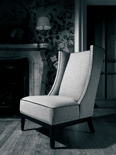 Fauteuil classique - NEWTON - ORIOR BY DESIGN LTD - en textile / à oreilles