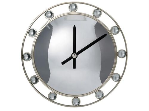 Horloge contemporaine - APOLLO - VILLIERS - murale / analogique / en acier inoxydable