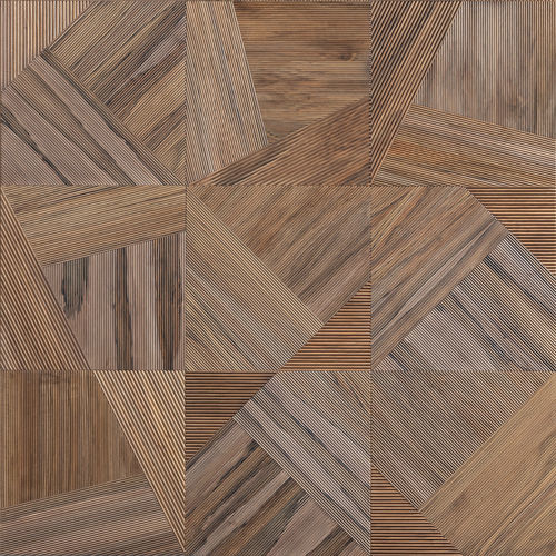 Panneau décoratif de revêtement - Ridge Walnut - WONDERWALL STUDIOS - mural / pour agencement intérieur / en noyer