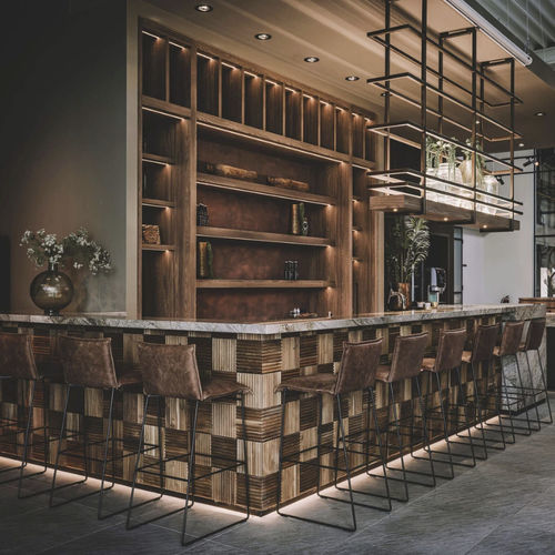 Panneau décoratif pour agencement intérieur - Meadow Teak - WONDERWALL STUDIOS - mural / de revêtement / rétroéclairé
