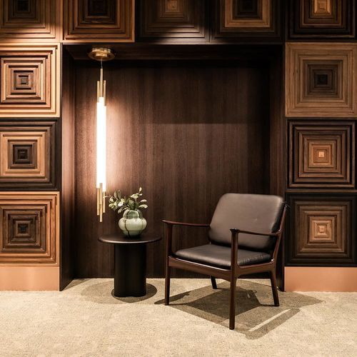 Panneau décoratif de revêtement - Ledger Bog Oak - WONDERWALL STUDIOS - mural / pour agencement intérieur / durable