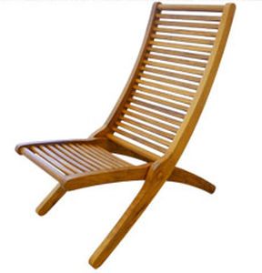 Fauteuil contemporain - CATALINA - PLATO - en teck / pliant / de jardin