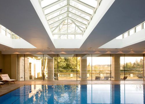 Toit vitré en aluminium - POOL HOUSES - Apropos Tectonic Limited