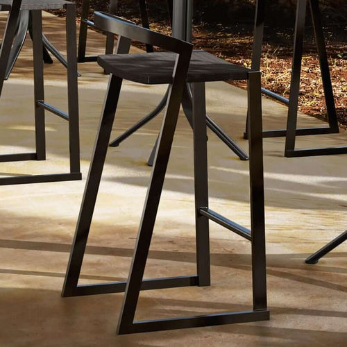 Chaise de bar contemporaine - PUSH  - Myyour - d'extérieur / en aluminium / avec piètement en aluminium