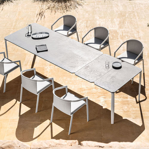 Table à manger contemporaine - PUSH  - Myyour - en HPL / avec piètement en aluminium / rectangulaire