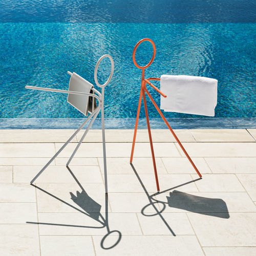 Porte-serviettes 2 barres - STEWARD - Myyour - sur pied / en métal / de jardin
