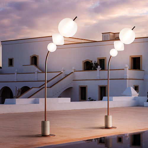 Lampadaire de jardin - JOY - Myyour - contemporain / en polyéthylène / en métal