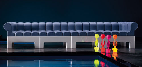 Canapé modulable - MODÌ - Myyour - contemporain / de jardin / en tissu