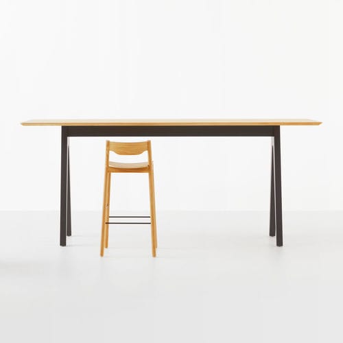 Table mange-debout contemporaine - SCHOLAR BAR LEANER - Resident - en chêne / en frêne / rectangulaire