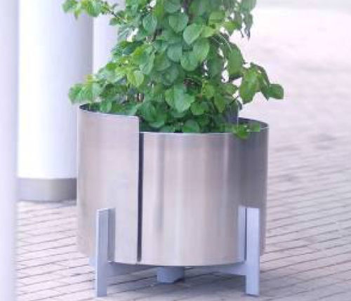 Jardinière en acier - BRASILIA - Urbes 21 - en acier inoxydable / en aluminium / en polyester
