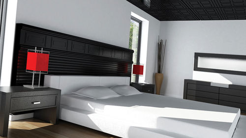 Faux-plafond en bois - MELIA - MUR design - en dalles / décoratif