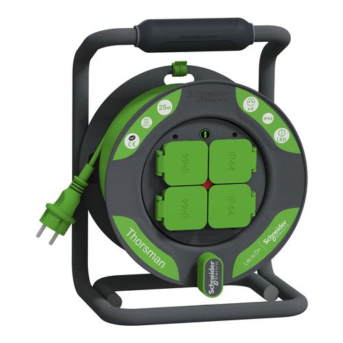 Enrouleur électrique 4 prises - HO7RNF  - SCHNEIDER ELECTRIC - IP44 / 2,5 mm