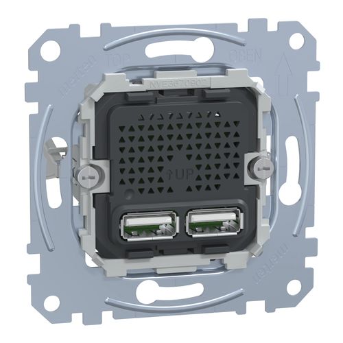 Prise USB - Merten - SCHNEIDER ELECTRIC - double / murale / encastrable