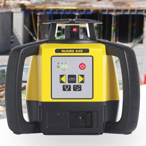 Niveau laser - RUGBY 640 - LEICA PRECISION TOOLS BY LEICA GEOSYSTEMS  - horizontal / vertical / rotatif