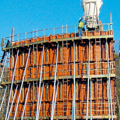 Coffrage modulaire - TTS - PASCHAL  - circulaire / en acier / pour mur