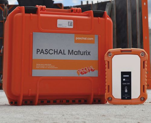 Système de surveillance pour coffrage - Maturix - PASCHAL  - pour génie civil / pour structures en béton / pour chantier