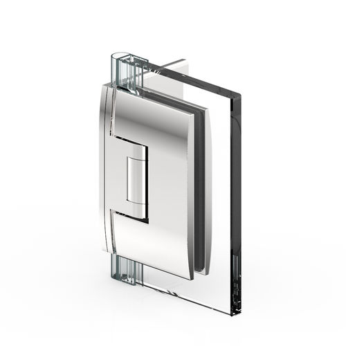 Charnière pour porte en verre - PONTERE : 8406 - PAULI FRANCE  - pour porte de douche / en zamak / avec système d'auto-fermeture