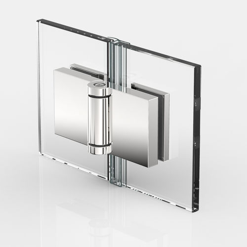 Charnière pour porte en verre - FLINTER : 8162 series - PAULI FRANCE  - pour porte de douche / d'angle / pivotante