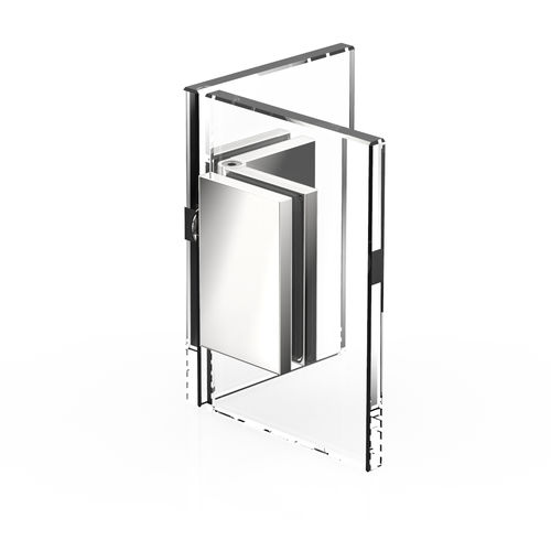 Charnière pour porte en verre - FLAMEA+ : 8198 - PAULI FRANCE  - pour porte de douche / en zamak / contemporaine