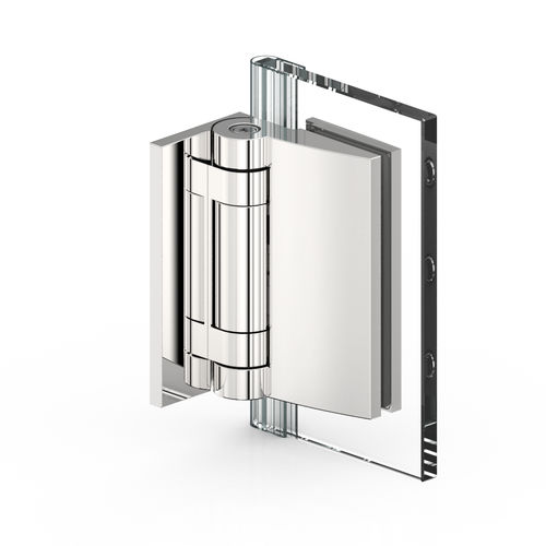 Charnière pour porte en verre - TURA : 8961 - PAULI FRANCE  - pour porte de douche / en zamak / contemporaine