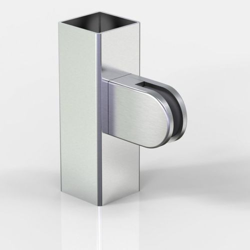 Pince à verre en zinc - PAULI FRANCE  - en verre / pour balcon / pour intérieur