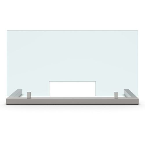 Séparateur de bureau au sol - SET-3076 - PAULI FRANCE  - en verre / en verre acrylique / design