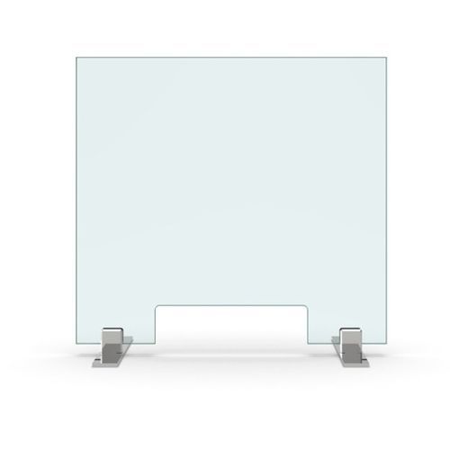 Séparateur de bureau au sol - SET-3088 - PAULI FRANCE  - en verre / en verre acrylique / design