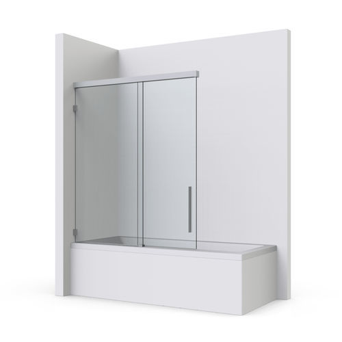 Pare-baignoire à pivot - 601 (L/R) - PAULI FRANCE  - à gauche / en verre trempé / 1 volet