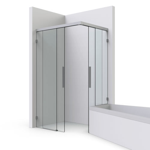 Baignoire à poser - 611 - PAULI FRANCE  - pour habitat / en chrome / en verre