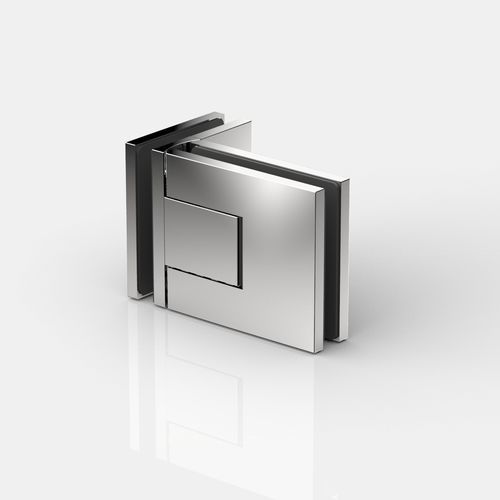 Charnière pour porte en verre - PONTERE+ : 8315_ - PAULI FRANCE  - pour porte de douche / d'angle / pivotante