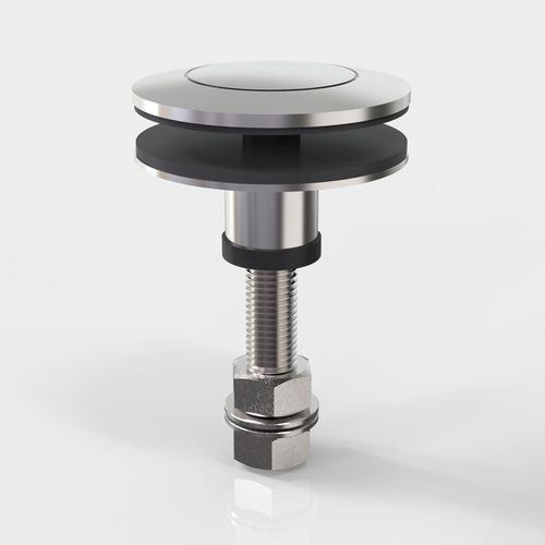 Système de fixation en inox - 751280VAM16 - PAULI FRANCE  - pour garde-corps / pour façade / par points