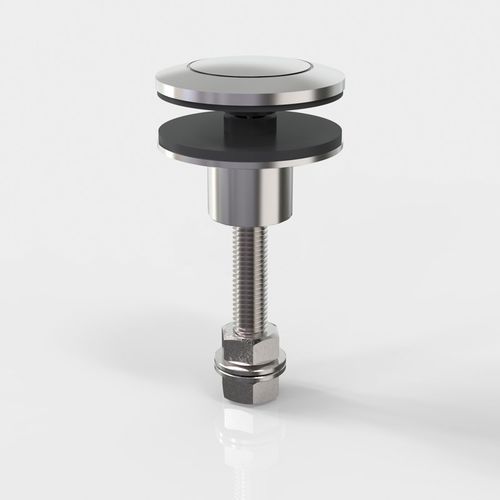 Système de fixation en inox - 750260VAM12 - PAULI FRANCE  - pour garde-corps / pour façade / par points