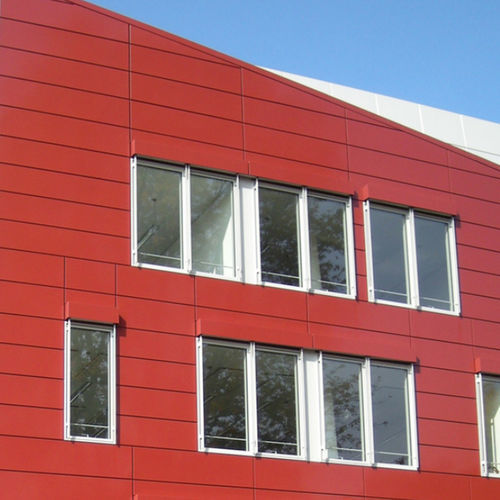 Façade ventilée en métal - ECOPANEL® - POHL Metal Systems GmbH - en plaques