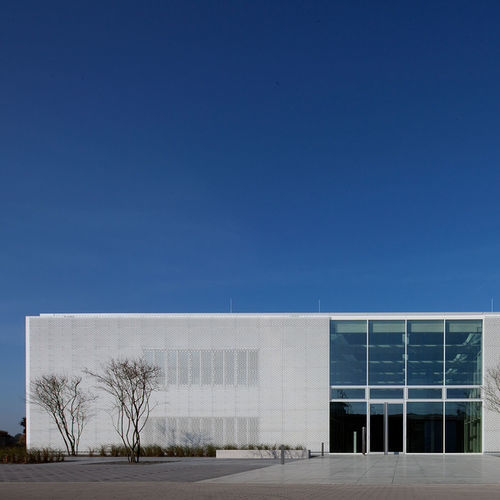 Maille métallique en aluminium - ECOPANEL® EM - POHL Metal Systems GmbH - pour bardage / architecturale / à maillage carré