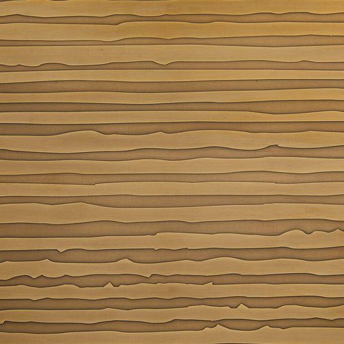 Plaquette de parement en laiton - BRONZE ETCHED STRIPES  - POHL Metal Systems GmbH - pour façade / contemporaine / texturée