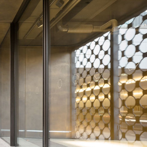 Plaquette de parement en laiton - BRONZE HAIRLINE LIGHT - POHL Metal Systems GmbH - pour façade / contemporaine / polie