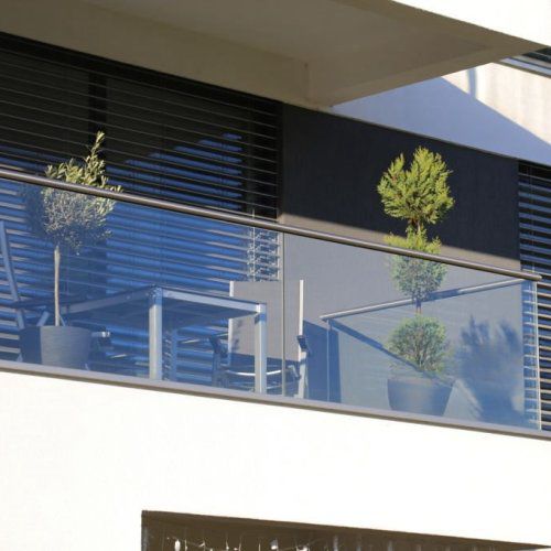 Balcon à panneaux en verre - ALU39 - Qingdao Jinfer International Co., Ltd. - en aluminium / sans cadre