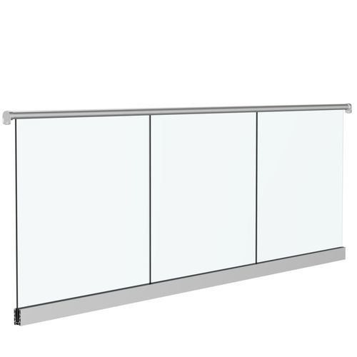 Garde-corps en aluminium - ALU20 - Qingdao Jinfer International Co., Ltd. - en verre / à panneaux en verre / d'extérieur