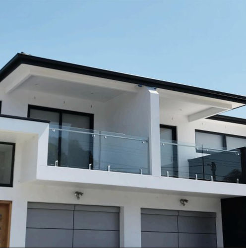 Balcon à panneaux en verre - SQUARE BASE - Qingdao Jinfer International Co., Ltd. - en aluminium